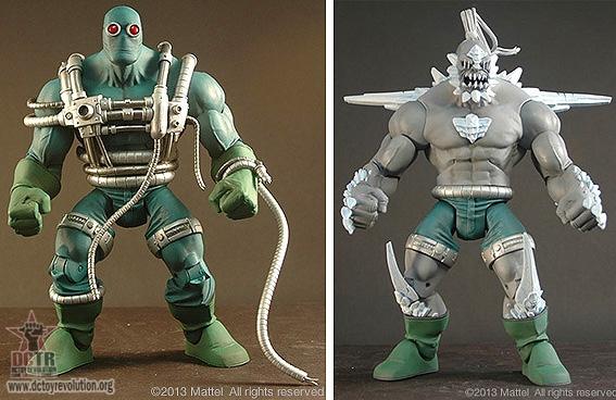 Oversized Doomsday DC figures