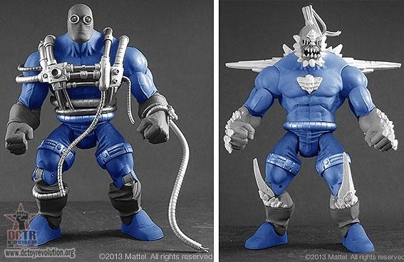 Oversized Doomsday DC figures shared parts