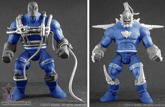 Oversized Doomsday DC figures shared parts revised