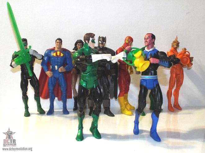 Various DCUC dudes (and Superwoman)
